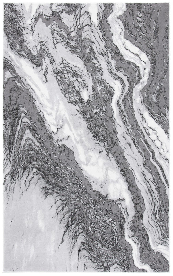 Craft 844 Contemporary Power Loomed 80% Polypropylene, 20% Polyester Rug Light Grey / Grey