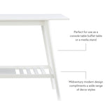 Charlotte Console Table White