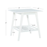 Charlotte End Table White