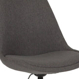 English Elm EE1511 Contemporary Commercial Grade Fabric Task Office Chair Dark Gray EEV-12221