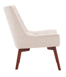 Serena Accent Chair Tufted Linen