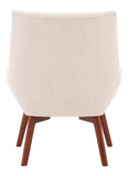 Serena Accent Chair Tufted Linen