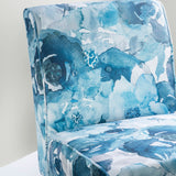 Coco Accent Chair Blue Flower