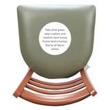 Baxter Metal  Side Chair Honey/ Green Set of 2