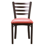 Baxter Metal Side Chair Red Set of 2