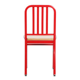 Frazier Metal Side Chair Red Set of 2