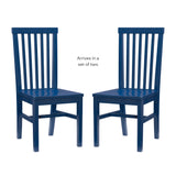 Percival Side Chair Navy- Set of Two