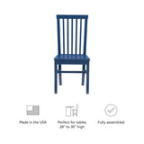 Percival Side Chair Navy- Set of Two