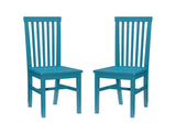 Percival Side Chair Teal- Set of Two