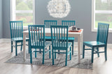 Percival Side Chair Teal- Set of Two