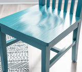 Percival Side Chair Teal- Set of Two