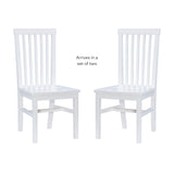 Percival Side Chair White- Set of Two