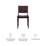 Devin Side Chair Brown- Set of Two