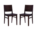 Devin Side Chair Brown- Set of Two