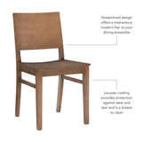 Devin Side Chair Natural - Set of Two