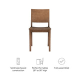 Devin Side Chair Natural - Set of Two