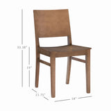 Devin Side Chair Natural - Set of Two