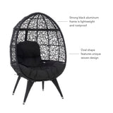 Egbert Round Chair Black