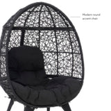 Egbert Round Chair Black