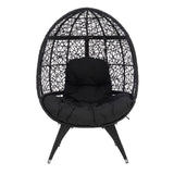 Egbert Round Chair Black