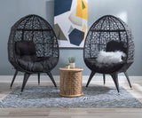 Egbert Round Chair Black