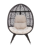 Egbert Round Chair Brown