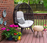 Egbert Round Chair Brown