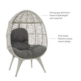 Egbert Round Chair Grey