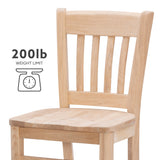 Rudra Kids Chair Unfinished- Set of Two