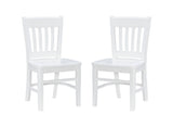 Rudra Kids Chair White- Set of Two