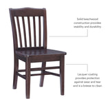 Bramwell Dining Chair Brown Set of 2