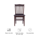 Bramwell Dining Chair Brown Set of 2