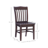 Bramwell Dining Chair Brown Set of 2