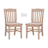 Bramwell Dining Chair Unfinished Set of 2