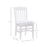 Bramwell Dining Chair White Set of 2