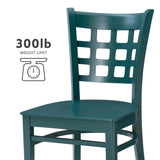 Lola Side Chair Green Set of 2
