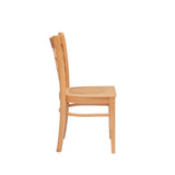 Lola Side Chair Wood Seat Natural Set Of 2