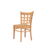 Lola Side Chair Wood Seat Natural Set Of 2