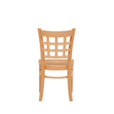 Lola Side Chair Wood Seat Natural Set Of 2