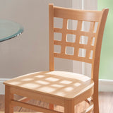 Lola Side Chair Wood Seat Natural Set Of 2