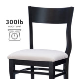 Chandler Side Chair Black Set of 2