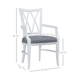 Archie Arm Chair White