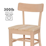 Shawna Chair Unfinished Set Of 2