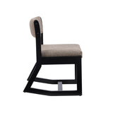 Callum 2 Position Sled Base Chair Black Stone