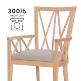 Bailey Arm Chair Natural