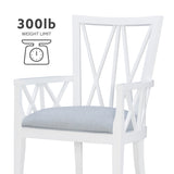 Bailey Arm Chair White