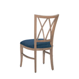 Andes Chair Nat Blue Set Of 2