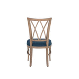 Andes Chair Nat Blue Set Of 2