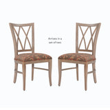 Andes Chair Natural Flwr Set Of 2