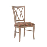 Andes Chair Natural Flwr Set Of 2